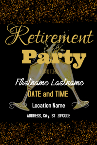 60+ Customizable Design Templates for Retirement | PosterMyWall