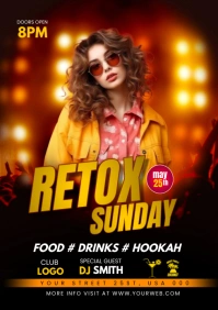 Retox Party A3 template