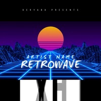 Hypnosis 80's Retro Video Cd Cover Art Template | PosterMyWall