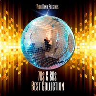 80s Dance Trance Album Cover Template | PosterMyWall