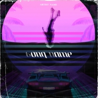 Retro 80's CD Album Cover Art Template | PosterMyWall