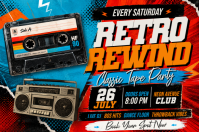Retro Classics Party Iphosta template