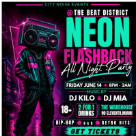 Retro Club Party Night โพสต์บน Instagram template