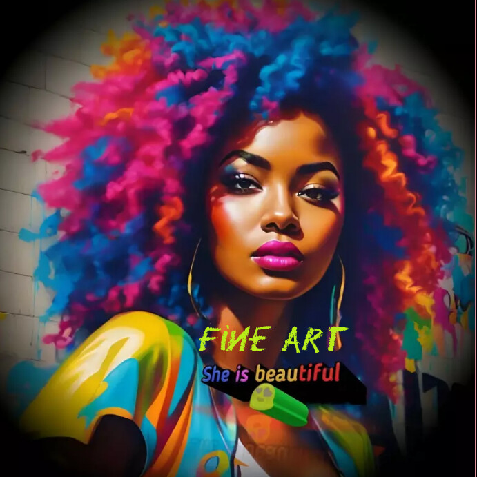 Retro fine art Template PosterMyWall