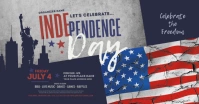 Retro Independence Day Facebook Shared Image template