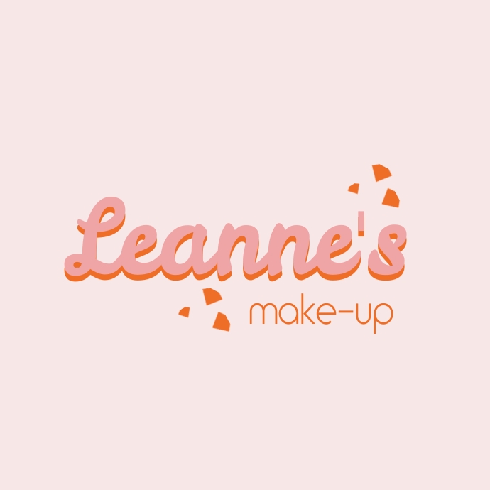 Retro Makeup Nails Logo Template