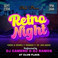 70s Night Template | PosterMyWall