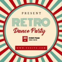 RETRO PARTY Message Instagram template