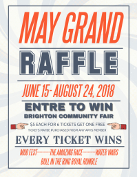 Design A Winning Raffle Flyer Postermywall