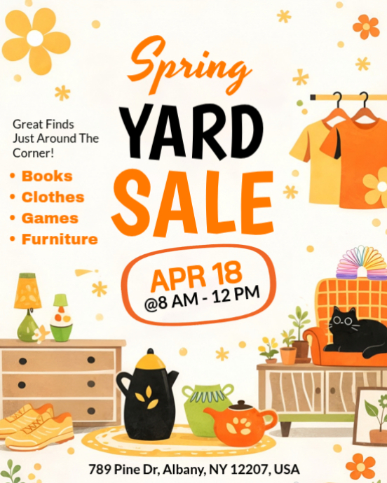 Yard Sale Instagram Portrait Template | PosterMyWall