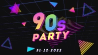 Retro Style 90s Party Presentatie (16:9) template
