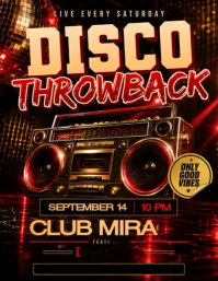 Negro Disco Throwback Event Iflaya Template