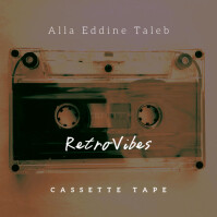 Retro Vibes Cassette CD Cover Music 专辑封面 template