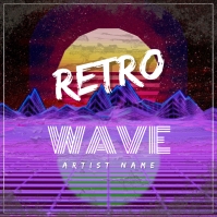 Retro Wave Cd Retrowave CD Cover Template | PosterMyWall