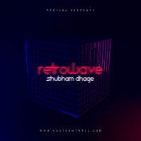Gas Mask Retro 80s Motion Mixtape Album Cover Template | PosterMyWall
