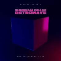 Retro Wave Cd Retrowave CD Album Cover Template | PosterMyWall