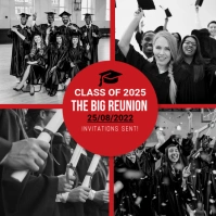reunion,high school reunion,event Instagram Post template