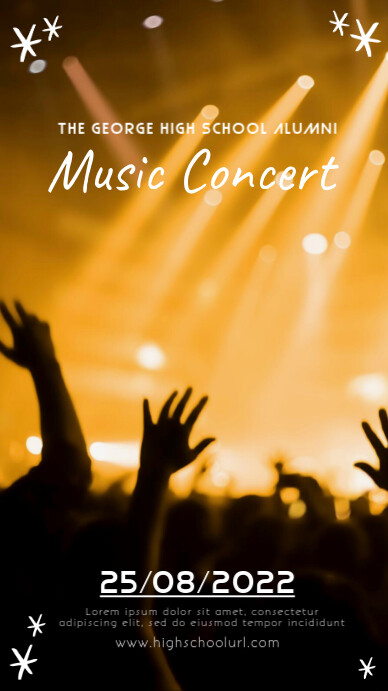 reunion,high school reunion,event,homecoming revival Instagram Story template