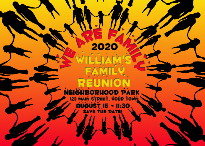 Reunion Invitation Template Postermywall