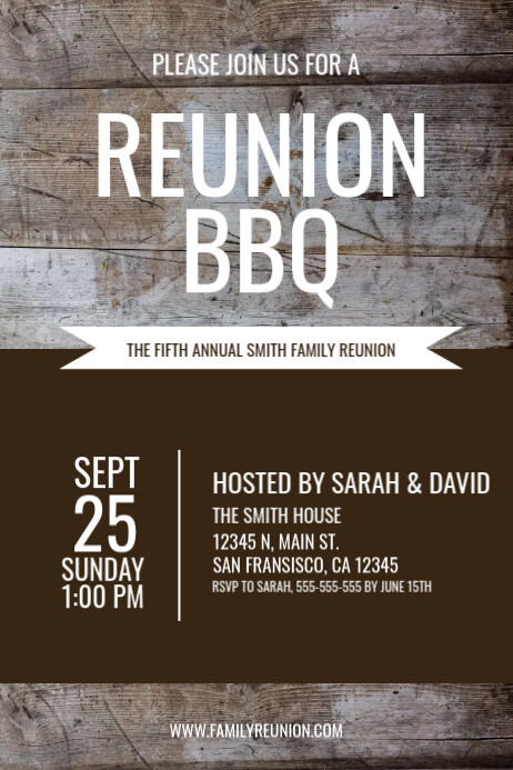 Copy of Reunion Poster Post | PosterMyWall