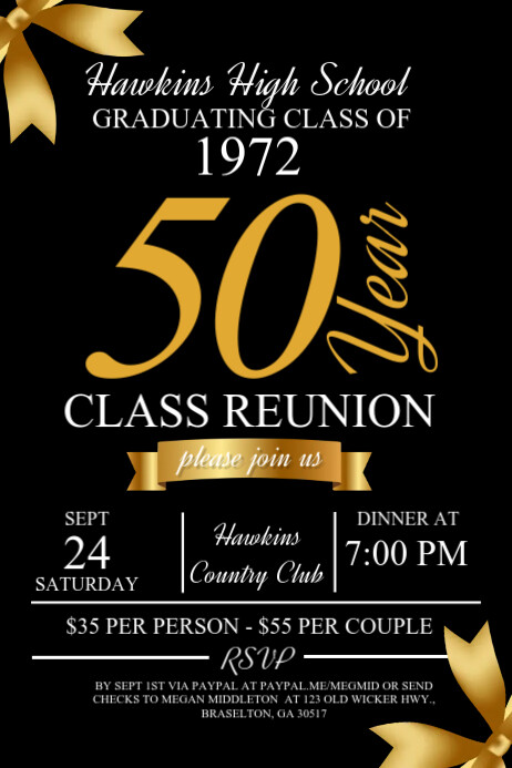 Copy of Reunion Poster Post | PosterMyWall