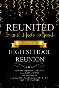 Reunion Poster Post template