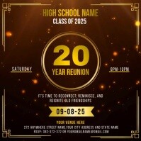 reunion poster/ school reunion invitation template