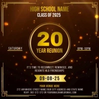 reunion poster/ school reunion invitation template