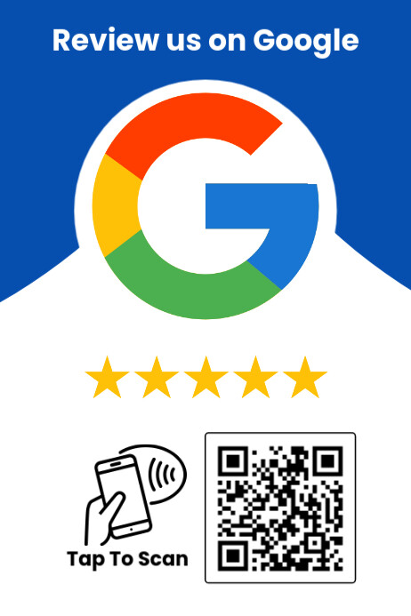 Review Us On Google Poster template