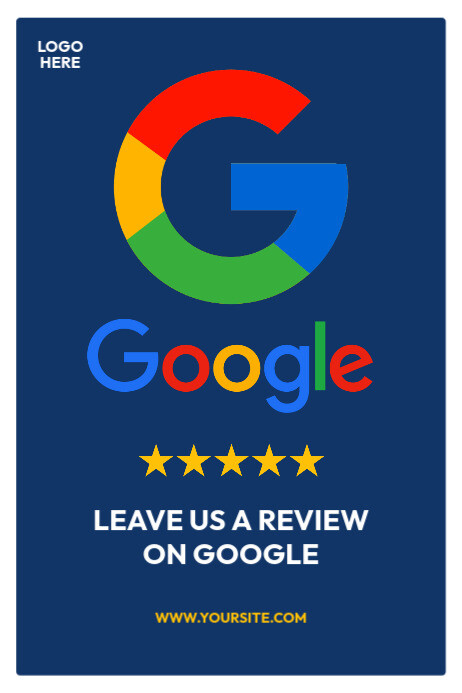 Review Us On Google Plakkaat template