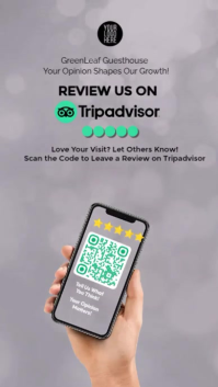 Grey Tripadvisor Review Request Instagram Story Template