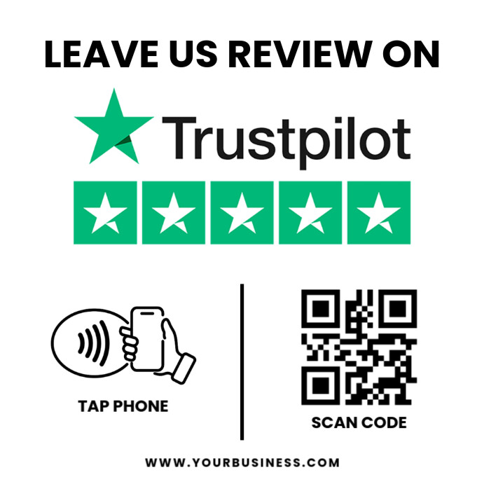 Review Us On Trustpilot Instagram 帖子 template