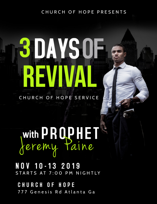 Copy of Revival church PosterMyWall