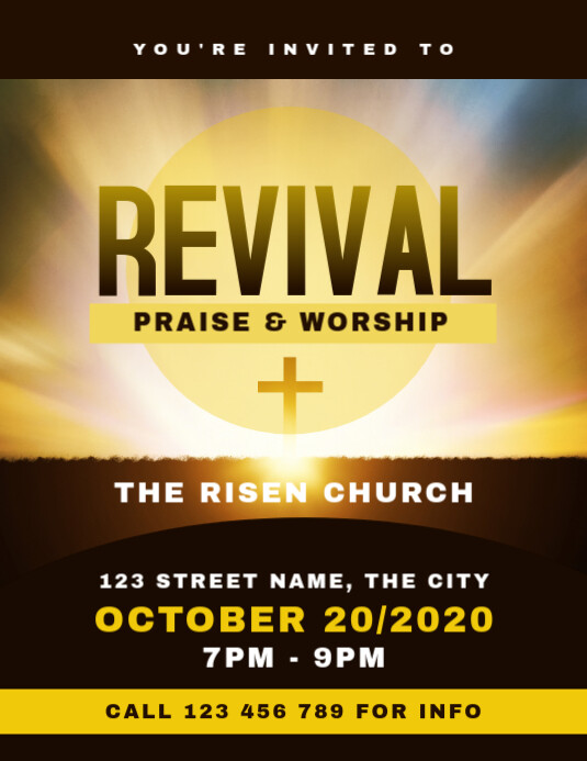 Editable Church Flyer Templates