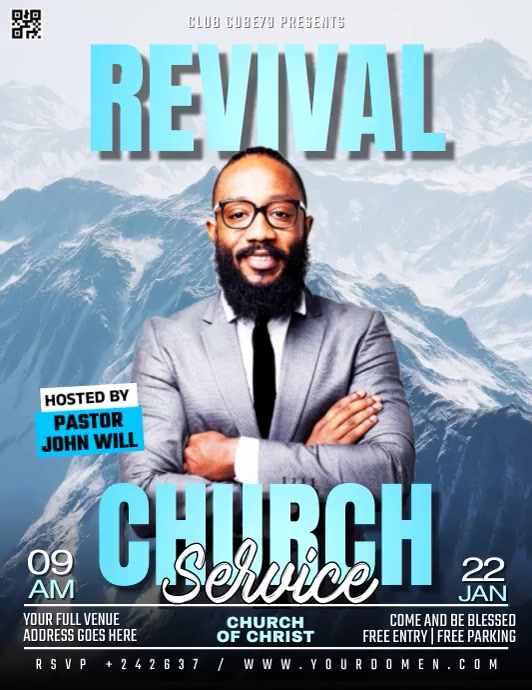 Kebaktian Kebangunan Rohani Templat | PosterMyWall