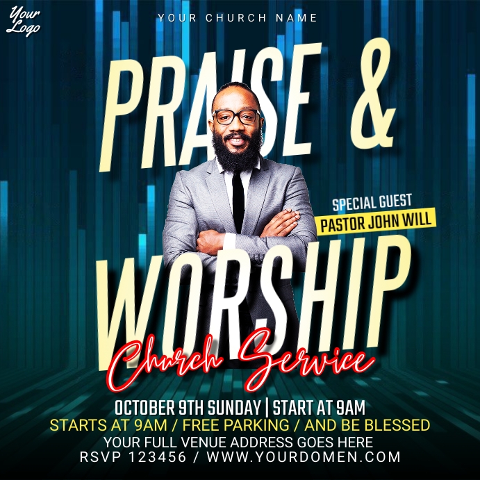 Kebaktian Kebangunan Rohani Templat | PosterMyWall