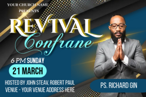 Revival confrance Label template