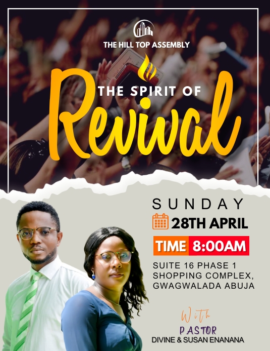 REVIVAL Flyer (US Letter) template