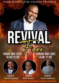 REVIVAL FIRE FLYER A4 template