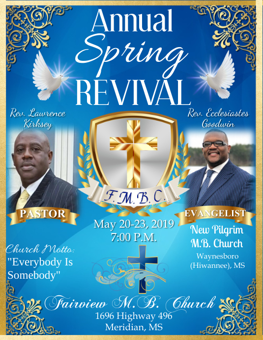 Revival Flyer.pdf Sample Revival Invitation Flyers