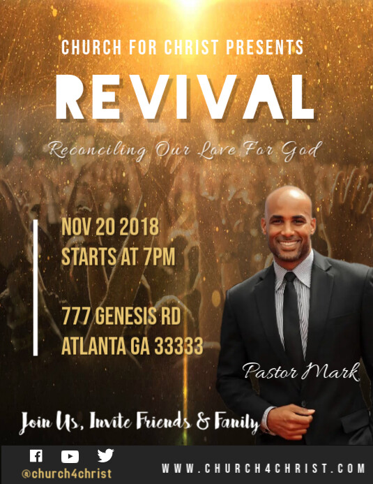 Revival Flyer Template