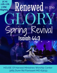 Spring Revival Template | PosterMyWall