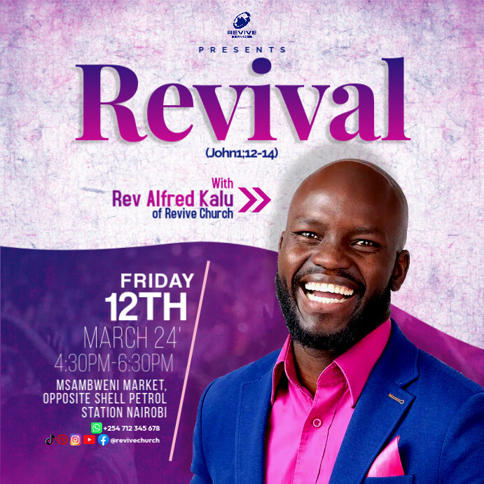 Revival Flyer.pdf Revival Flyer Template | PosterMyWall