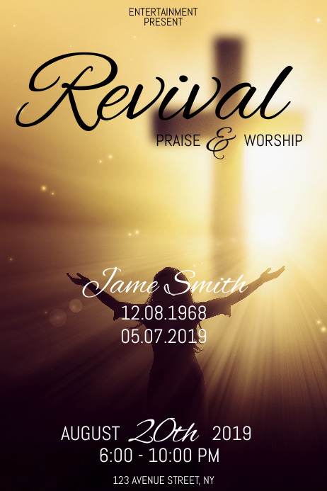 Image 4 for Church Revival Flyer Template Free