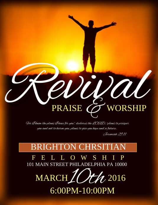 Customize 30,260+ Revival Flyer Templates | PosterMyWall