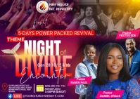 REVIVAL NIGHT CHURCH TEMPLATE A6