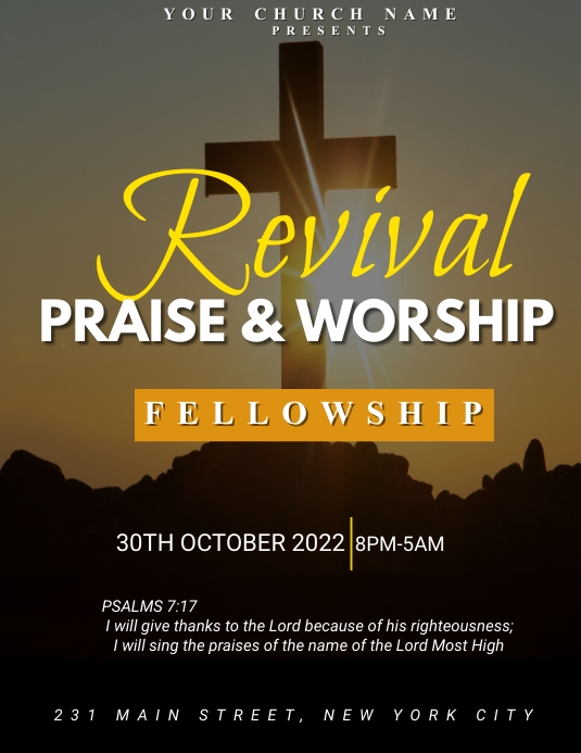 Copy of revival poster Template PosterMyWall