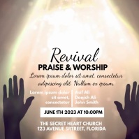 Revival Praise Worship Template | PosterMyWall