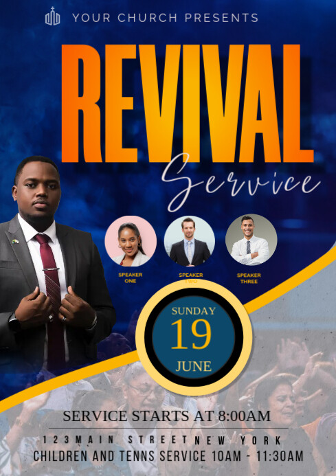 Revival Program Revival Service Template | PosterMyWall