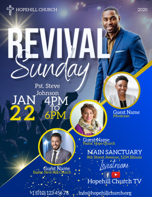 Revival Flyer Backgrounds Revival flyer backgrounds